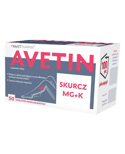  Avetin Skurcz Mg+K - 50 tabl. - cena, opinie, właściwości - Apteka internetowa Melissa  