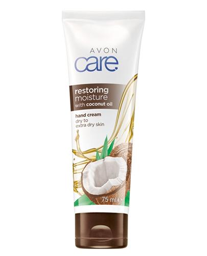  Avon Care Intensywnie regenerujący krem do rąk z olejkiem kokosowym - 75 ml Do suchej skóry dłoni - cena, opinie, stosowanie  - Apteka internetowa Melissa  