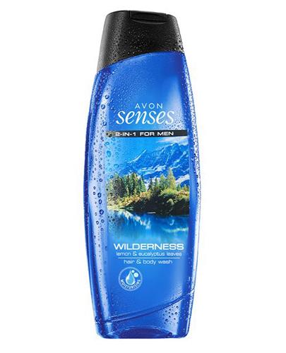  Avon Senses Żel 2w1 for men do mycia ciała i włosów Wilderness - 500 ml Żel pod prysznic dla mężczyzn - cena, opinie, stosowanie  - Apteka internetowa Melissa  