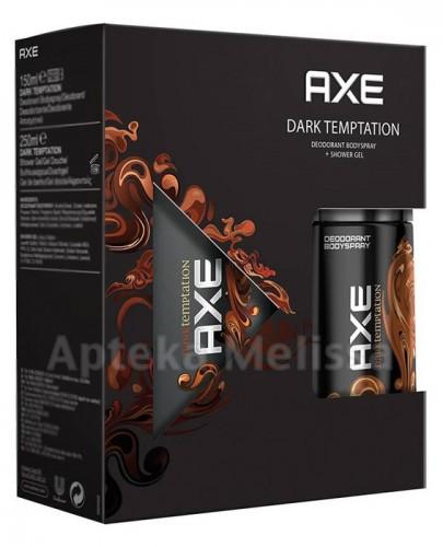AXE DARK TEMPTATION Dezodorant w aerozolu - 150 ml + Żel pod prysznic - 250 ml - Apteka internetowa Melissa