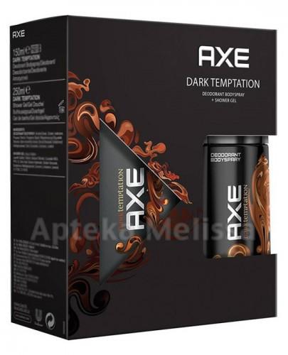  AXE DARK TEMPTATION Dezodorant w aerozolu - 150 ml + Żel pod prysznic - 250 ml  - Apteka internetowa Melissa  