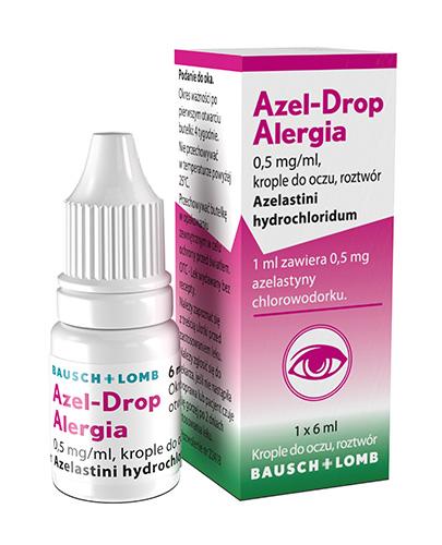  Azel-Drop Alergia, krople do oczu, roztwór (0,5 mg/ml), 6 ml - Apteka internetowa Melissa  