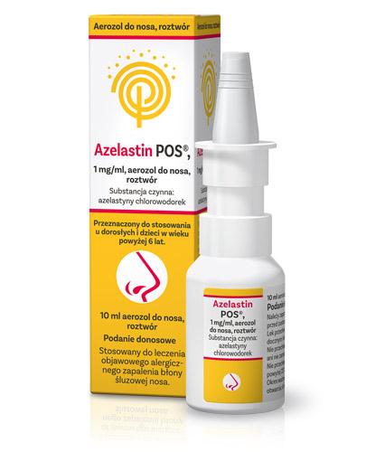 AZELASTIN POS 1 mg/ml Aerozol do nosa, roztwór - 10 ml - Apteka internetowa Melissa