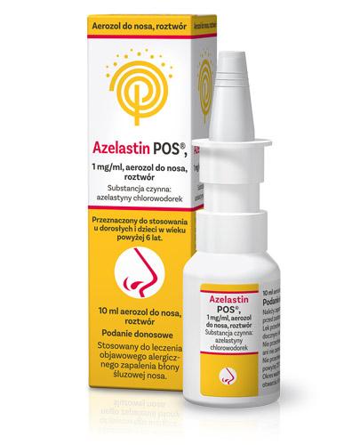  AZELASTIN POS 1 mg/ml Aerozol do nosa, roztwór - 10 ml - Apteka internetowa Melissa  