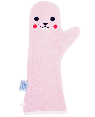 BABY SHOWER GLOVE Rękawica antypoślizgowa pod prysznic kolor różowy - 1 szt - cena, opinie, użytkowanie - Apteka internetowa Melissa
