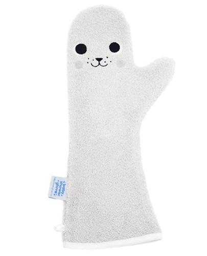 BABY SHOWER GLOVE Rękawica antypoślizgowa pod prysznic kolor szary - 1 szt - cena, opinie, użytkowanie - Apteka internetowa Melissa