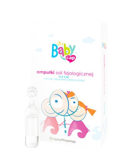 BABYCAP Ampułki soli fizjologicznej - 10 x 5 ml - Apteka internetowa Melissa