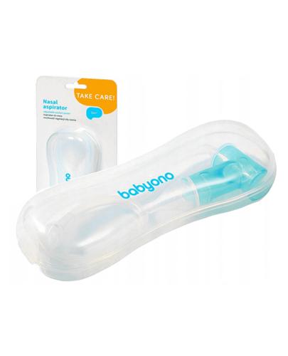 Babyono Aspirator do nosa z możliwością regulacji siły ssania - 1 szt. Do oczyszczania nosa dziecka - cena, opinie, stosowanie