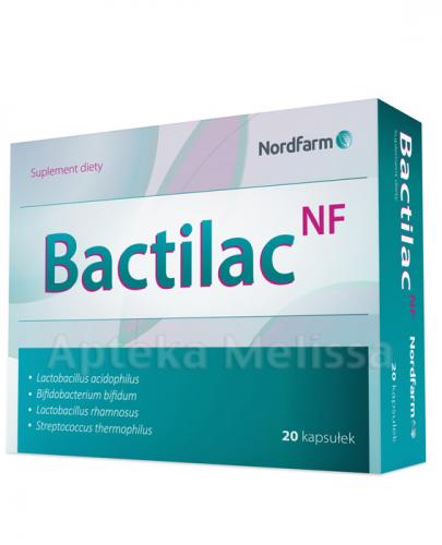  BACTILAC NF - 20 kaps. Równowaga flory bakteryjnej. - Apteka internetowa Melissa  