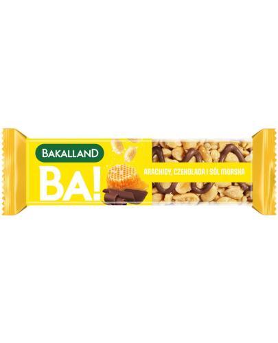  Bakalland Ba! Baton orzechowy Nuts Arachid z Czekoladą, 30 g  - Apteka internetowa Melissa  