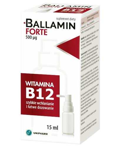 
                                                                          BALLAMIN FORTE Witamina B12 - 15 ml - cena, dawkowanie, opinie  - Drogeria Melissa                                              