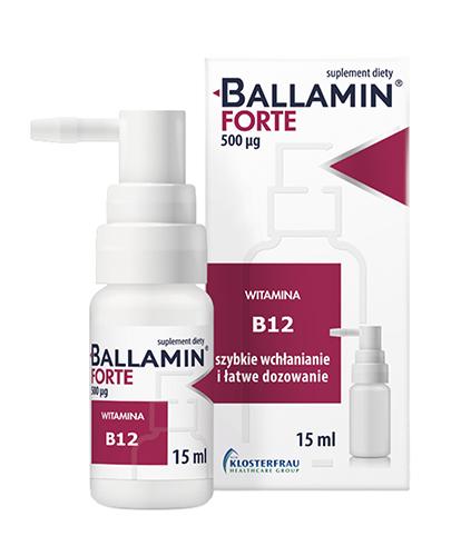 BALLAMIN FORTE Witamina B12 - 15 ml - cena, dawkowanie, opinie - Drogeria Melissa