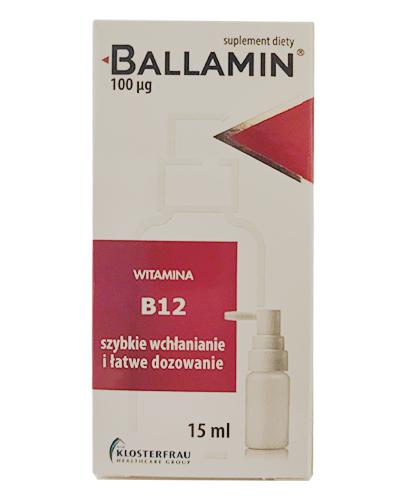  BALLAMIN Witamina B12, 15 ml  - Apteka internetowa Melissa  