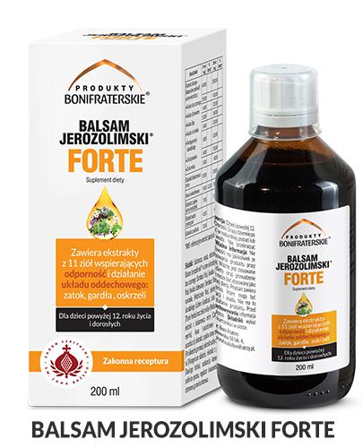 BALSAM JEROZOLIMSKI FORTE Płyn - 200 ml Data ważności: 2019.07.30 - Apteka internetowa Melissa