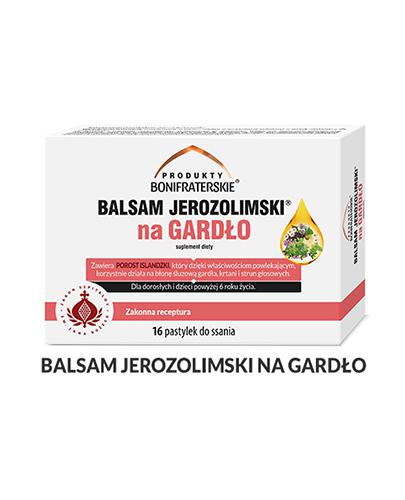  BALSAM JEROZOLIMSKI NA GARDŁO Pastylki do ssania - 16 past. - Apteka internetowa Melissa  