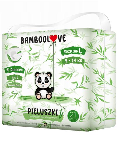 Bamboolove Pieluszki z włóknem bambusowym 9-14 kg rozmiar L - 21 szt. - cena, opinie, wskazania - Apteka internetowa Melissa