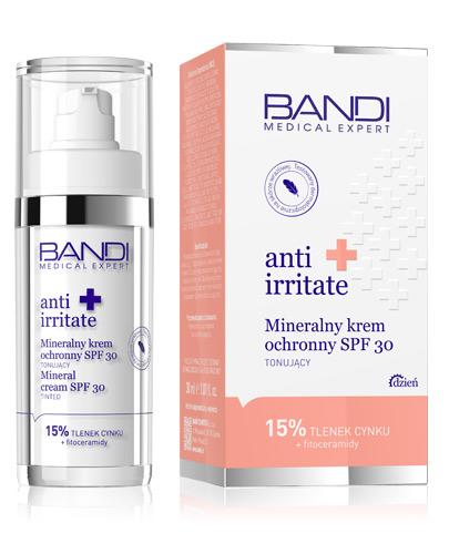 Bandi Anti Irritate Mineralny krem ochronny SPF 30 tonujący - 30 ml - cena, opinie, właściwości 