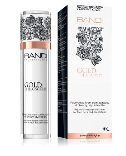  Bandi Gold Philosophy Peptydowy krem odmładzający do twarzy, szyi i dekoltu - 50 ml - cena, opinie, właściwości  - Apteka internetowa Melissa  