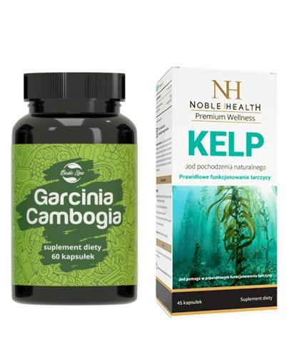  BASIC LINE Garcinia cambogia - 60 kaps. + NOBLE HEALTH KELP - 45 kaps. - Apteka internetowa Melissa  