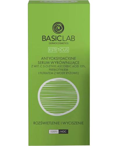  Basiclab Antyoksydacyjne serum wyrównujące z witaminą C 15% Rozświetlenie i Wyciszenie, 30 ml - Apteka internetowa Melissa  