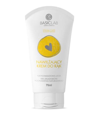 BASICLAB FAMILLIAS Nawilżający krem do rąk - 75 ml - cena, właściwości, opinie 