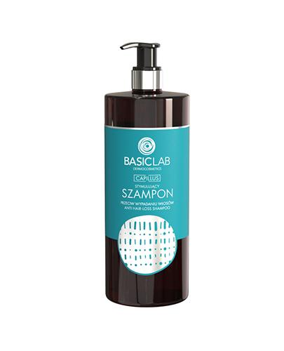 Basiclab Szampon stymulujący przeciw wypadaniu włosów - 500 ml - cena, opinie, właściwości - Apteka internetowa Melissa