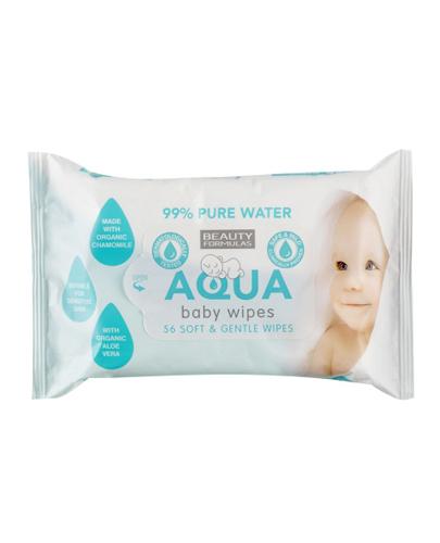  Beauty Formulas 99% Aqua Chusteczki nawilżane dla dzieci, 56 sztuk - Apteka internetowa Melissa  
