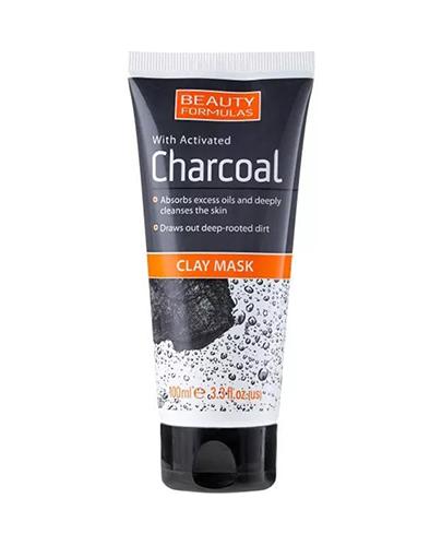  BEAUTY FORMULAS CHARCOAL Oczyszczająca maska glinkowa z aktywnym węglem - 100 ml - Apteka internetowa Melissa  