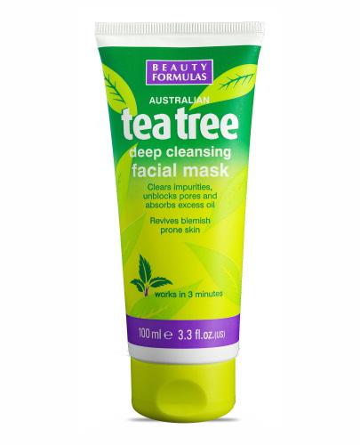  Beauty Formulas Oczyszczająca Maska do twarzy Tea Tree, 100 ml - Apteka internetowa Melissa  