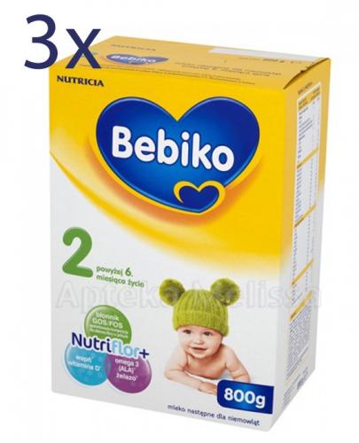 BEBIKO 2 Mleko modyfikowane następne dla niemowląt - 3 x 800 g - Apteka internetowa Melissa
