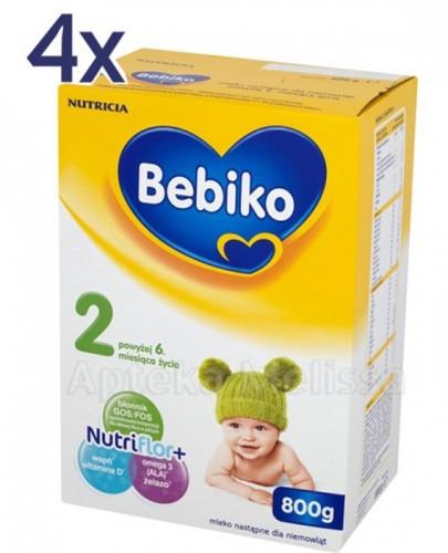  BEBIKO 2 Mleko modyfikowane następne dla niemowląt - 4 x 800 g  - Apteka internetowa Melissa  