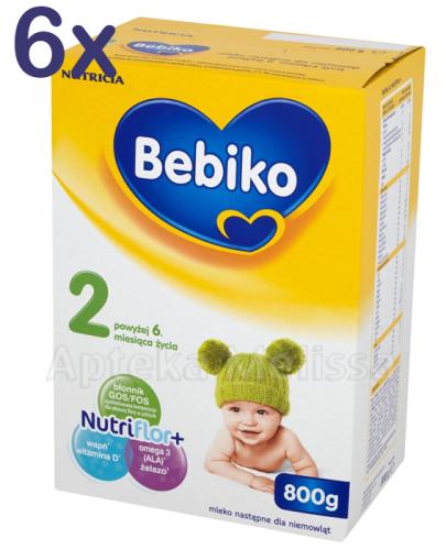  BEBIKO 2 Mleko modyfikowane następne dla niemowląt - 6 x 800 g - Apteka internetowa Melissa  