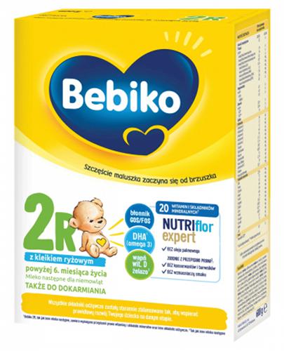 Bebiko 2R Nutriflor Expert Mleko następne z kleikiem ryżowym dla niemowląt powyżej 6. miesiąca życia, 600 g, cena, opinie, skład - Apteka internetowa Melissa