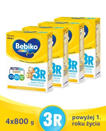 BEBIKO 3R JUNIOR Mleko modyfikowane następne dla niemowląt - 4 x 800 g - Apteka internetowa Melissa