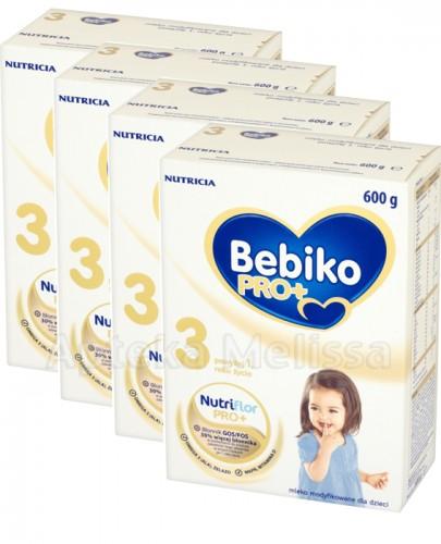  BEBIKO PRO+ 3 Mleko modyfikowane - 3 x 600 g + 600 g - Apteka internetowa Melissa  