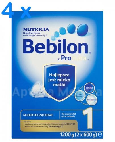 BEBILON 1 Z PRONUTRA Mleko modyfikowane w proszku - 4 x 1200 g - Apteka internetowa Melissa