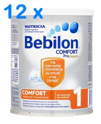 BEBILON 1 COMFORT PROEXPERT Mleko modyfikowane w proszku - 12 x 400 g - Apteka internetowa Melissa