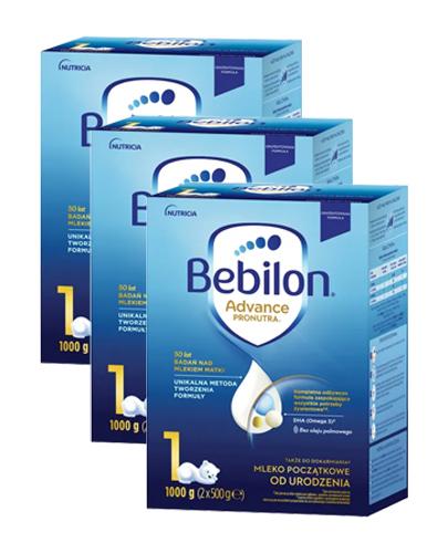  Bebilon 1 Pronutra Advance Mleko początkowe od urodzenia, 3 x 1000 g - Apteka internetowa Melissa  