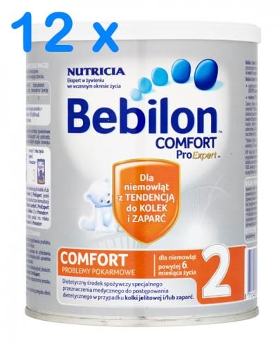 BEBILON 2 COMFORT PROEXPERT Mleko modyfikowane w proszku - 12 x 400 g - Apteka internetowa Melissa