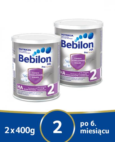  BEBILON 2 HA PROEXPERT Mleko modyfikowane w proszku - 2x400 g - Apteka internetowa Melissa  
