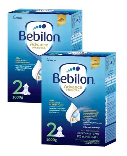  Bebilon 2 Pronutra Advance Mleko następne po 6. miesiącu, 2 x 1000 g - Apteka internetowa Melissa  