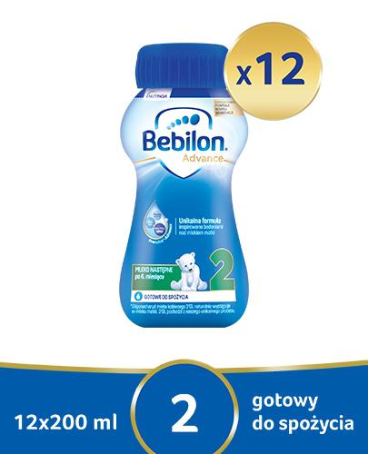 Bebilon 2 z Pronutra Advance - 12 x 200 ml Mleko w płynie po 6 miesiący życia - cena, opinie, stosowanie - Apteka internetowa Melissa  