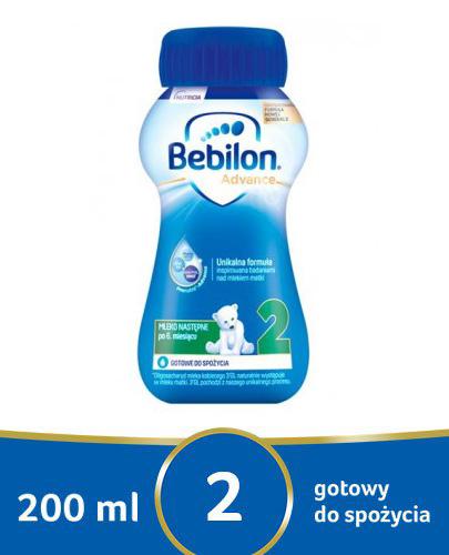  Bebilon 2 z Pronutra Advance, Mleko w płynie po 6. miesiącu życia, 200 ml - ważny do 2024-07-26  