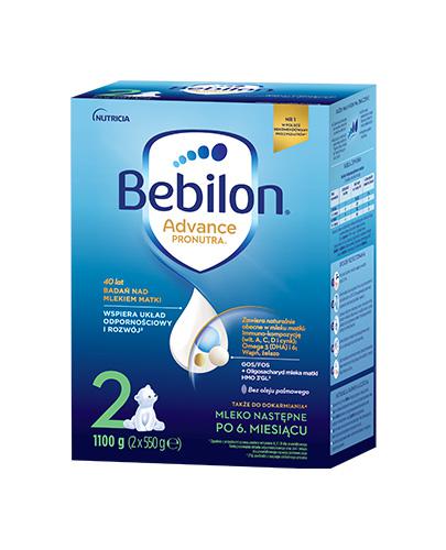 Bebilon 2 z Pronutra-Advance Mleko modyfikowane w proszku - 1100 g Dla niemowląt od 6 miesiąca życia - cena, opnie, stosowanie - Drogeria Melissa
