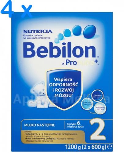 BEBILON 2 Z PRONUTRA+ Mleko modyfikowane w proszku - 4 x 1200 g - Apteka internetowa Melissa