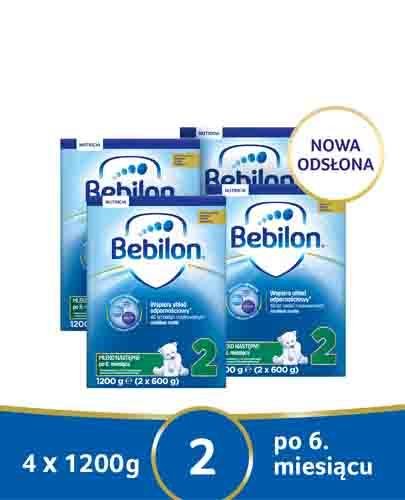 BEBILON 2 Z PRONUTRA+ Mleko modyfikowane w proszku - 4x1200g - Apteka internetowa Melissa