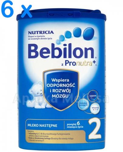 BEBILON 2 Z PRONUTRA+ Mleko modyfikowane w proszku - 6 x 800 g - Apteka internetowa Melissa