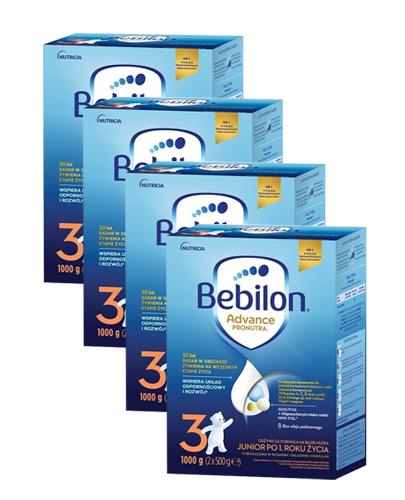 Bebilon 3 Pronutra Advance Junior Mleko modyfikowane po 1. roku życia, 4 x 1000 g - Apteka internetowa Melissa  