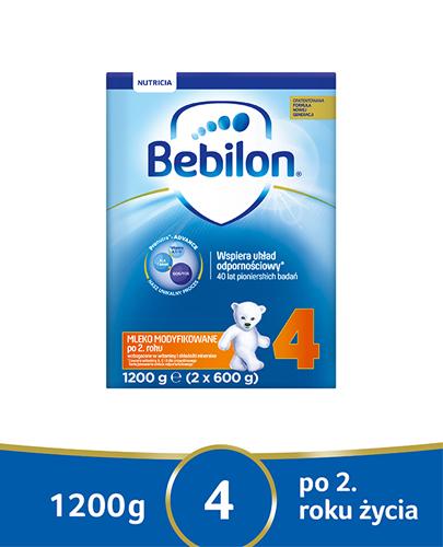 BEBILON 4 JUNIOR Pronutra-Advance Mleko modyfikowane w proszku - 1200 g - Drogeria Melissa
