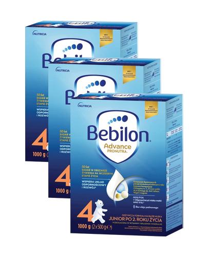 Bebilon 4 Advance Pronutra Junior, odżywcza formuła na bazie mleka po 2. roku życia, 3 x 1000 g